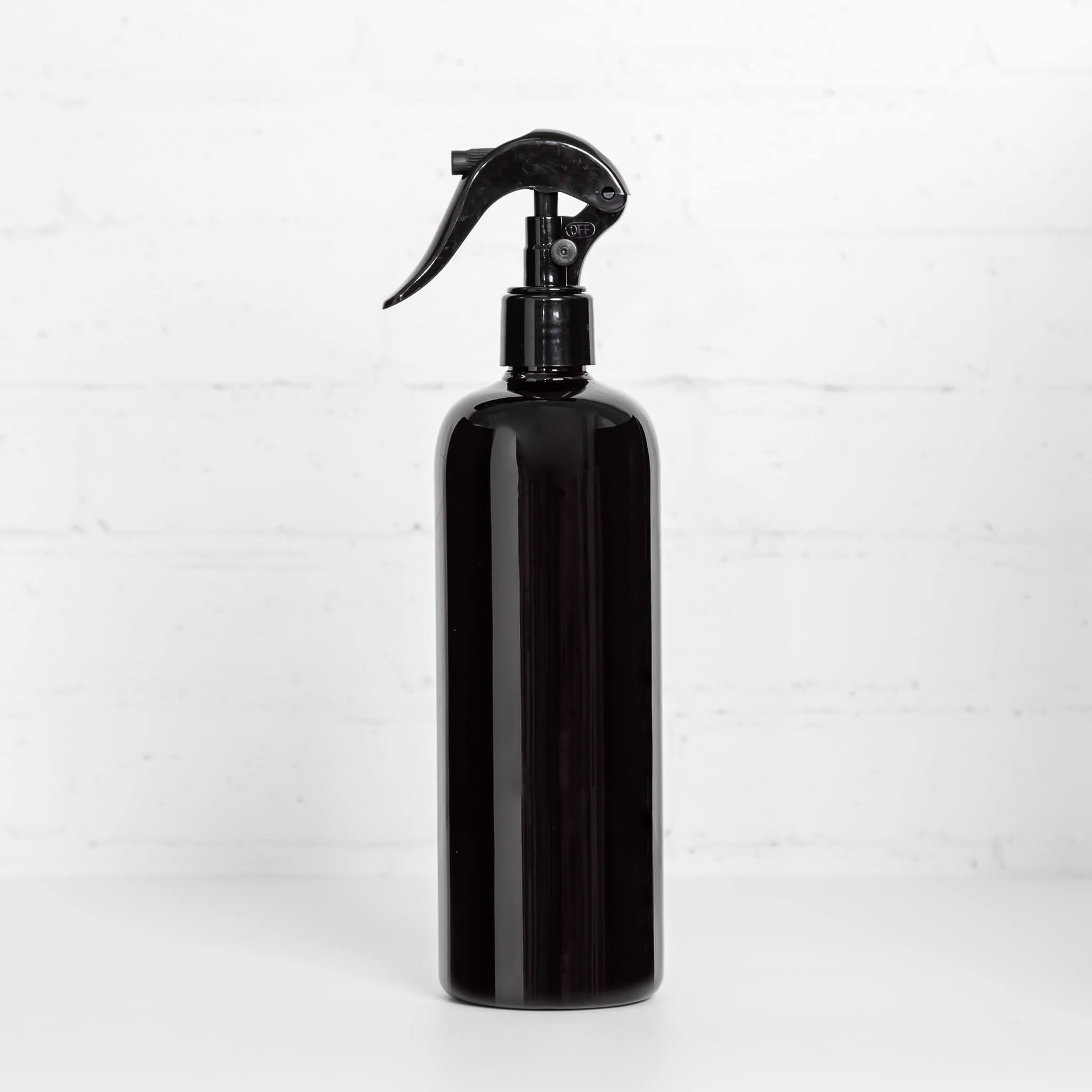 Reusable 500ml plastic spray bottles for DIY cleaning - Glass Cleaner, Kitchen Cleaner, Disinfectant, and more.