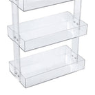 Organised space featuring the crystal 3 tier shelf for stylish storage.
