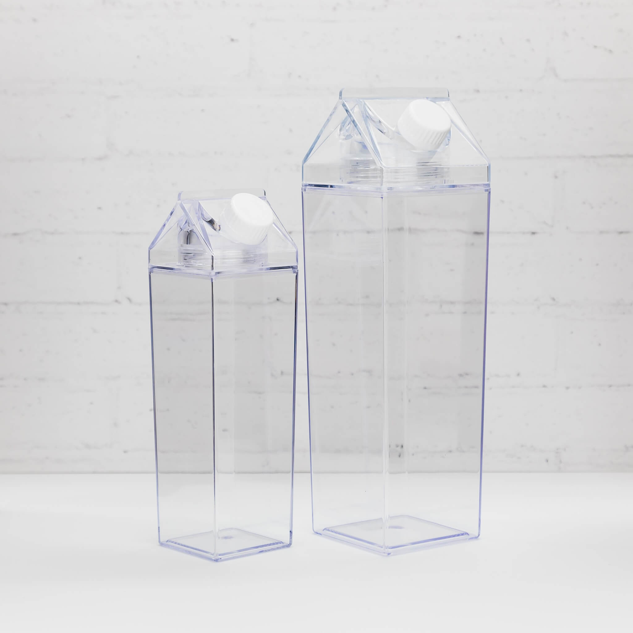 Clear Milk Bottle Carton perfect for organising your fridge