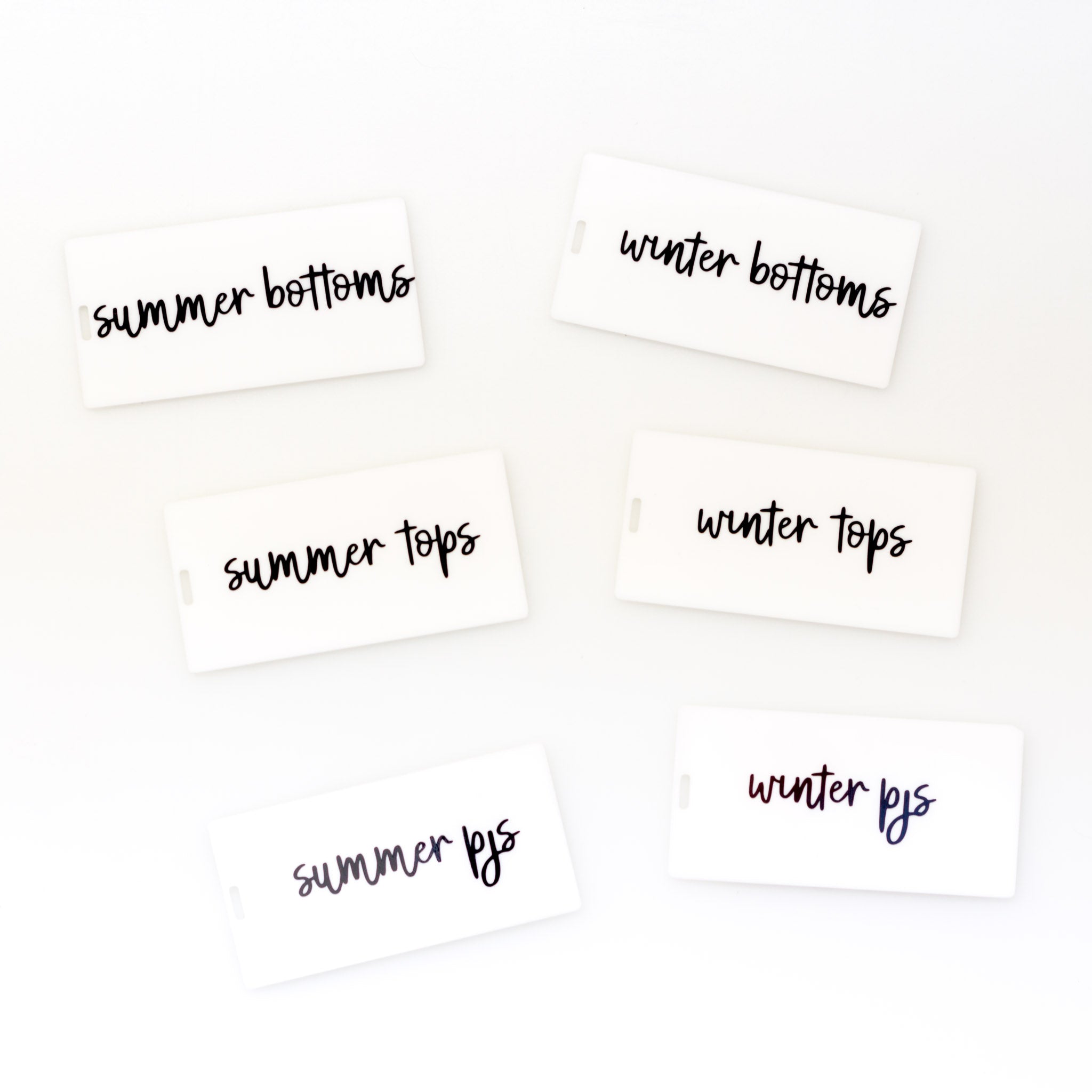 Acrylic Tag / Bamboo Tag