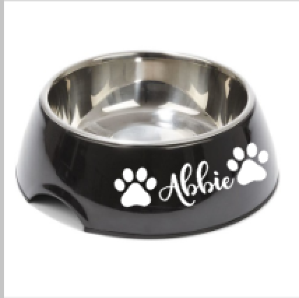 Pet Bowl Name Label - Pretty Little Designs