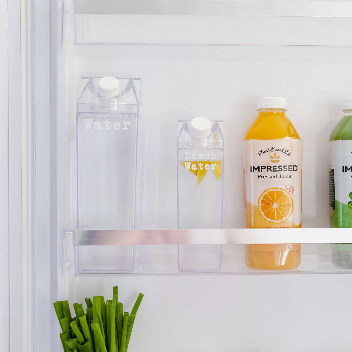 Durable Clear Fridge Milk Bottle Carton for safe storage