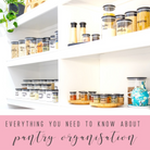 Preview of the Pantry Organisation Checklist showcasing tips and labels.