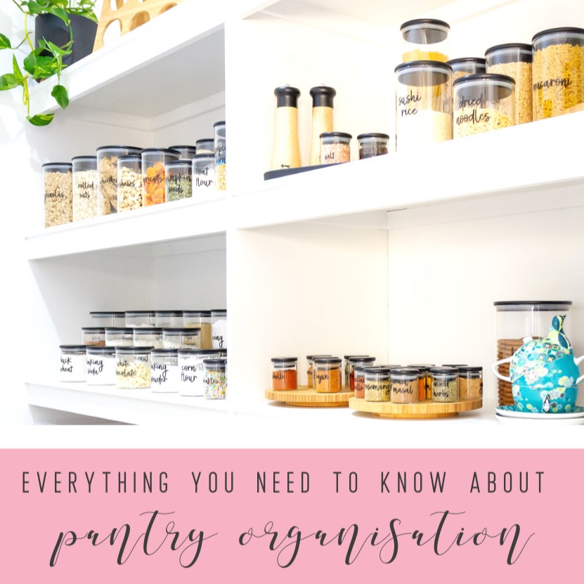 Preview of the Pantry Organisation Checklist showcasing tips and labels.