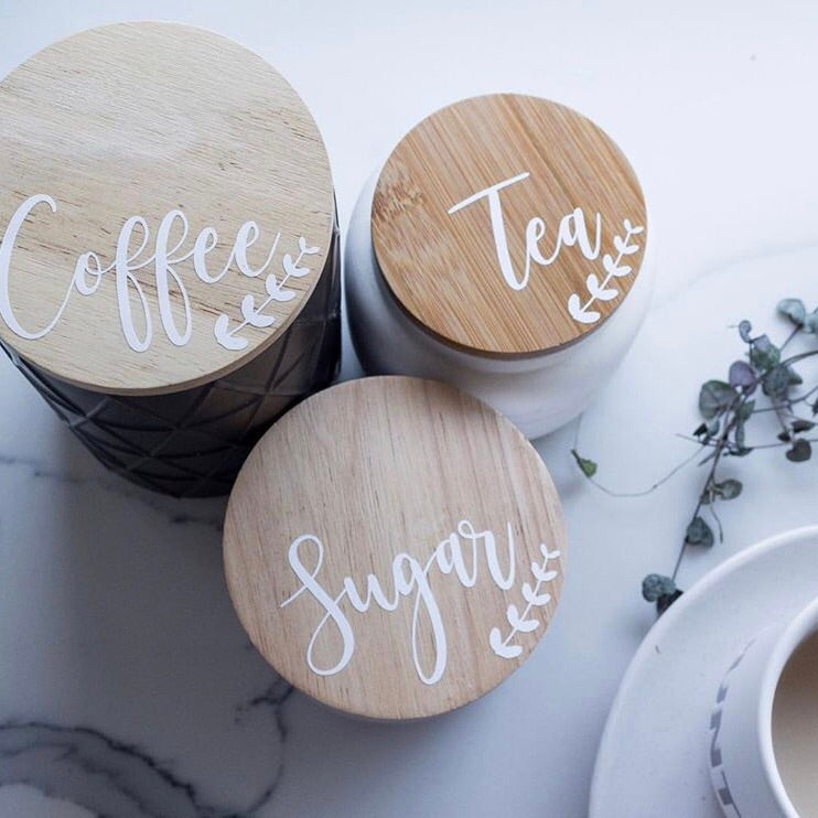 Orchid Tea, Coffee Sugar Labels
