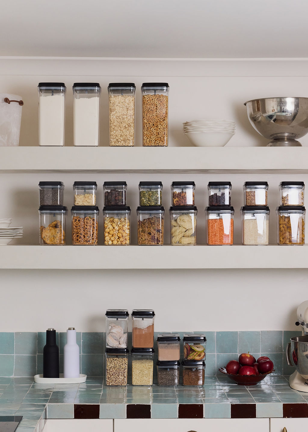 Push Top Pantry Containers | Pack of 8, 14 & 28