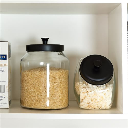 Durable quality Cosmo Glass Jar ideal for food storage and elegant display.