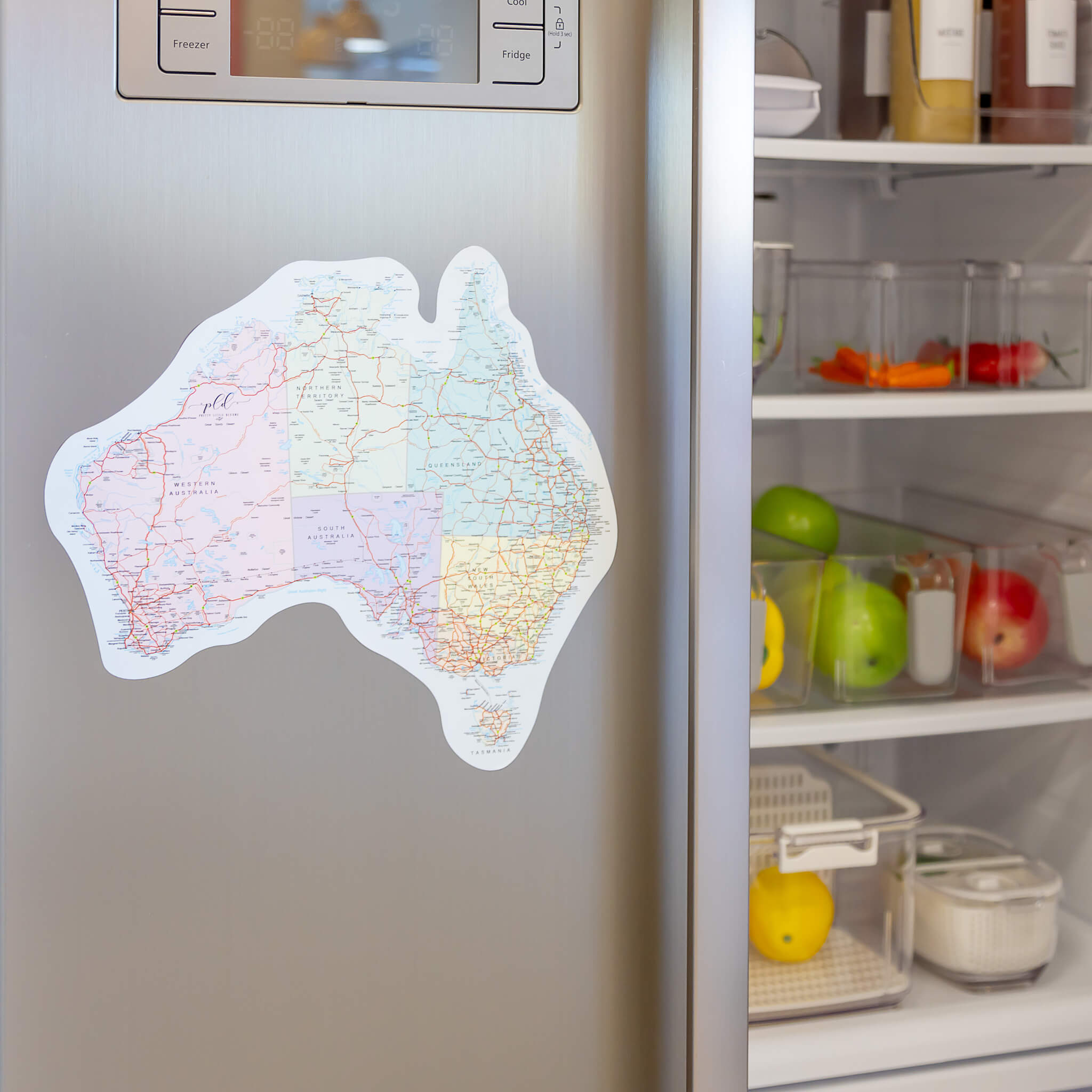 travel map to write on Australian Map Sticker Decal