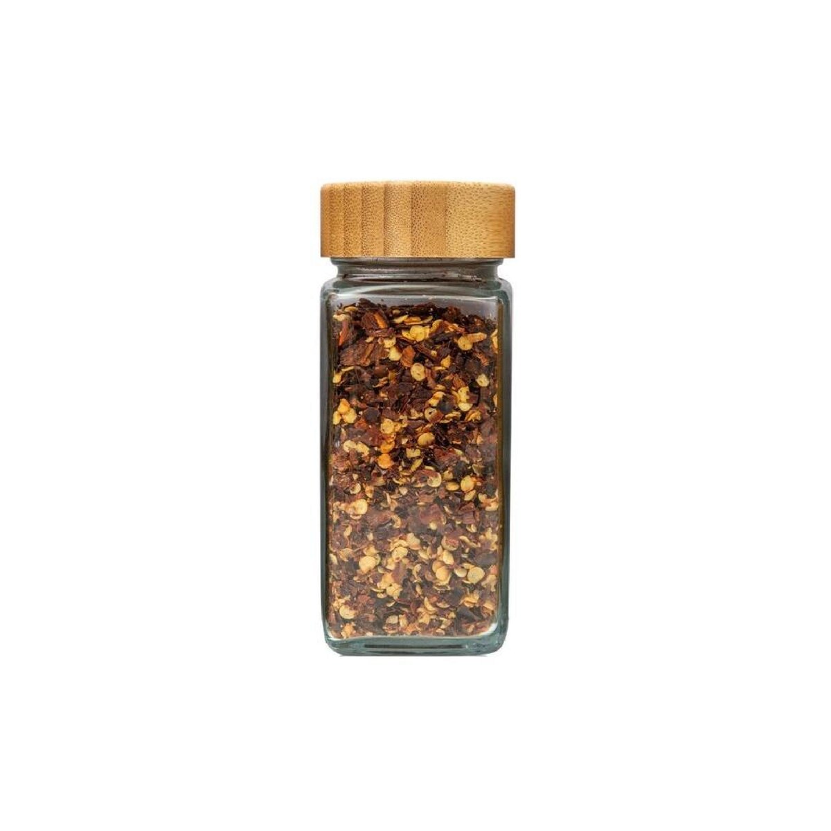 Square Glass Spice Jars