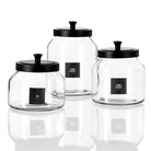 3-Litre Glass Jar with Cosmo Design – Modern and large jar ideal for kitchen organisation and storage solutions.