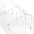 Durable and clear Crystal Storage Tray ideal for pantry, fridge, and freezer use.