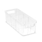 Crystal Storage Tray with adjustable dividers and built-in handles for versatile home storage.