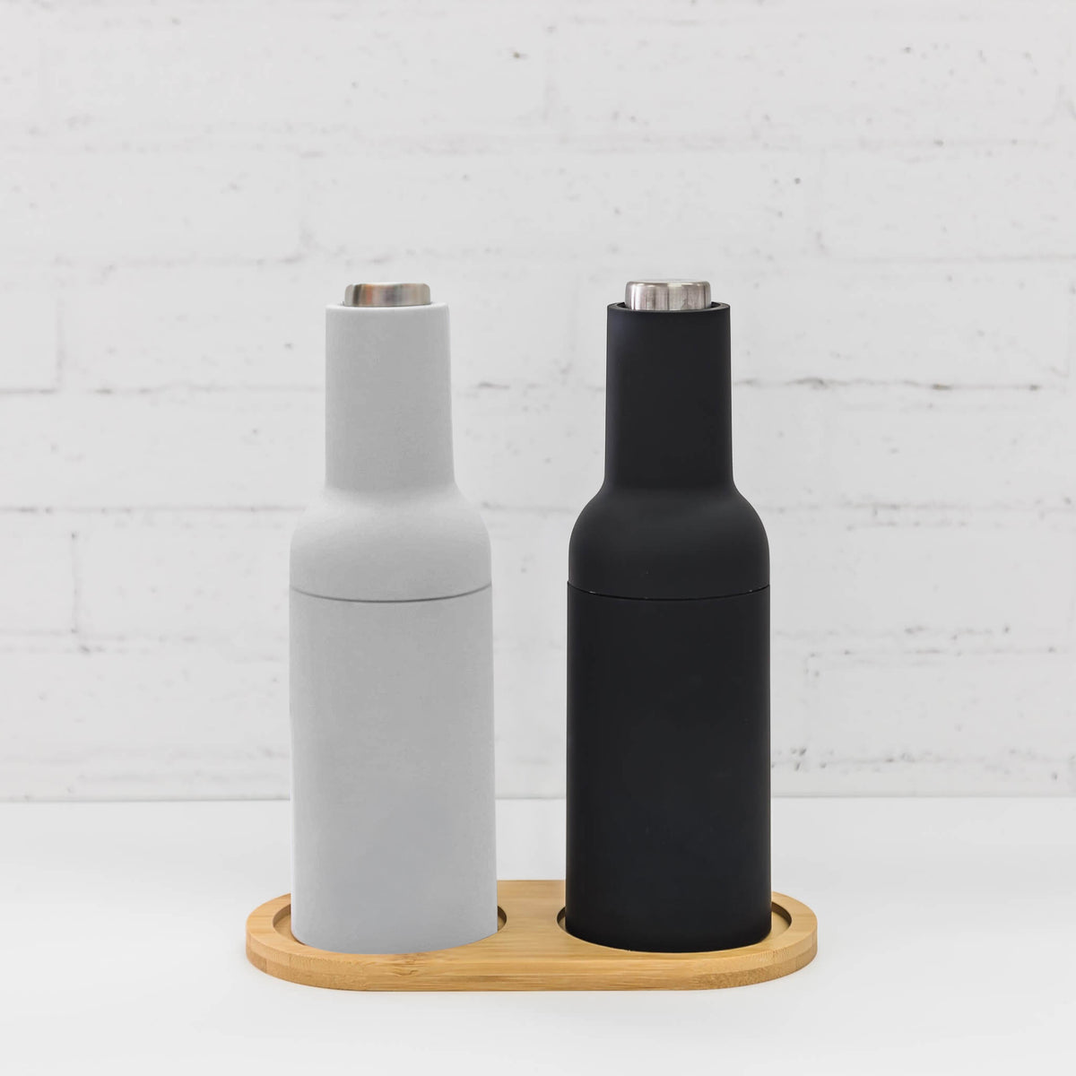 Automatic Gravity Salt & Pepper Grinder (Set of Two) | Legacy Logo