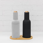 Automatic Gravity Salt & Pepper Grinder (Set of Two) | Legacy Logo