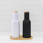 Automatic Gravity Salt & Pepper Grinder (Set of Two) | Legacy Logo