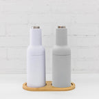 Automatic Gravity Salt & Pepper Grinder (Set of Two) | Legacy Logo