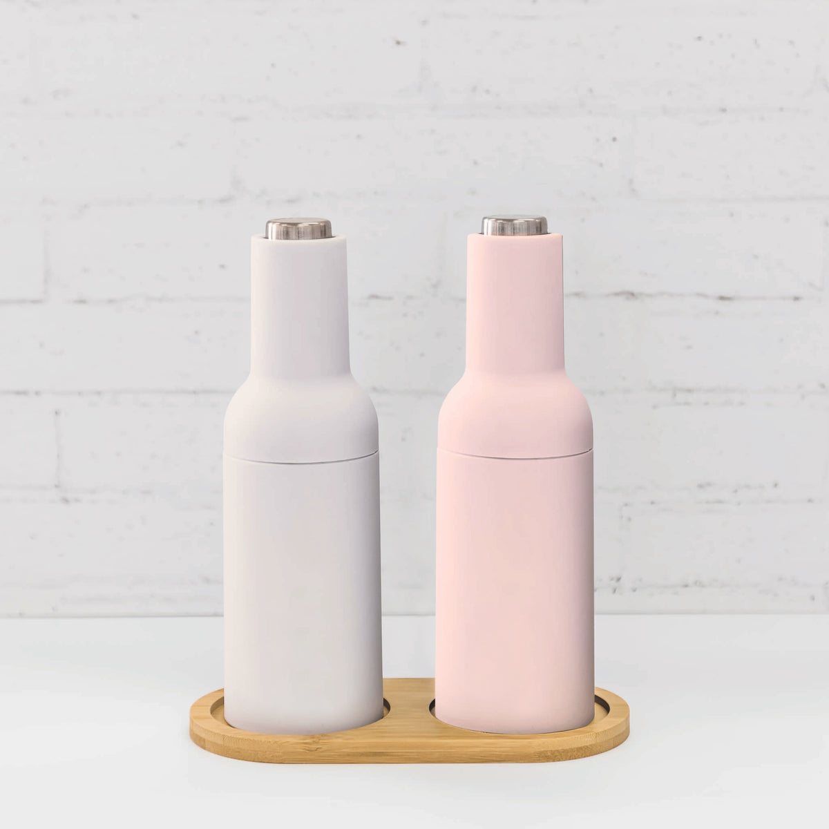 Automatic Gravity Salt & Pepper Grinder (Set of Two) | Legacy Logo