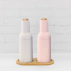 Automatic Gravity Salt & Pepper Grinder (Set of Two) | Legacy Logo