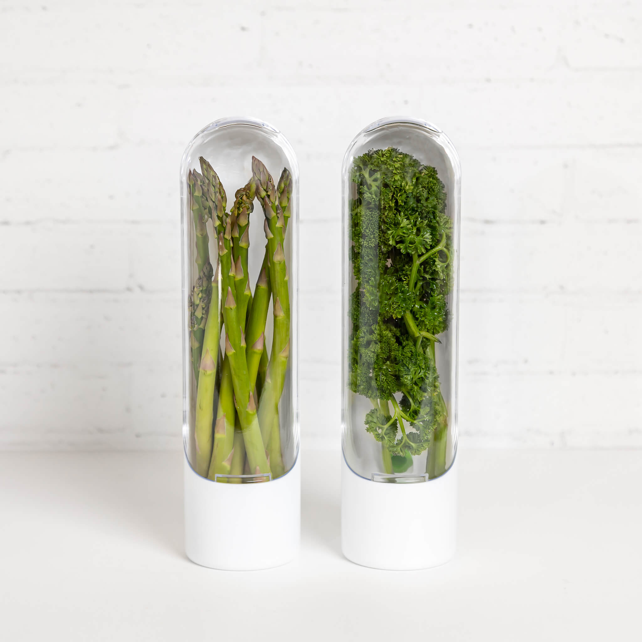 Clear plastic Fridge Herb Keeper by Pretty Little Designs - Keep your herbs fresh longe