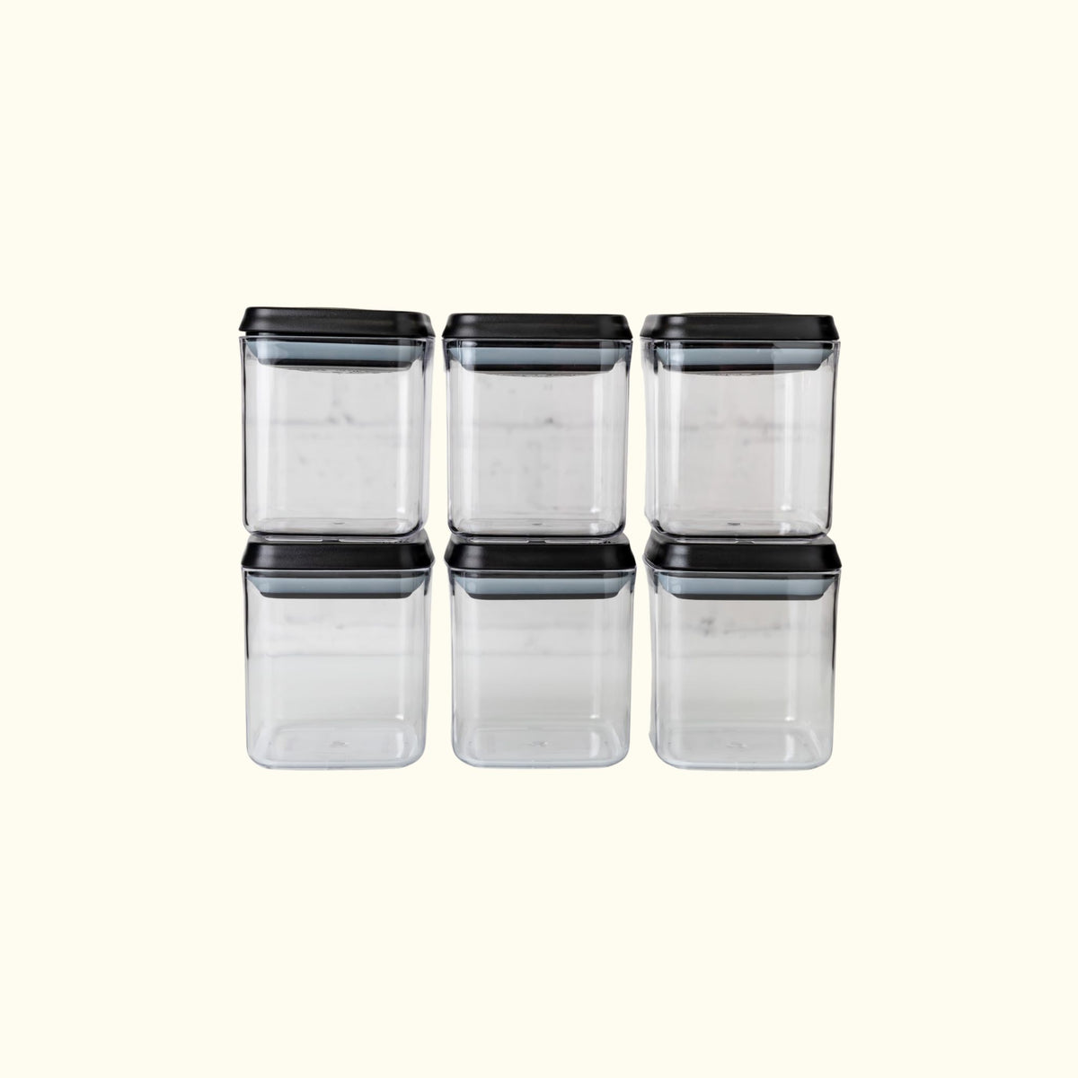 Push Top Pantry Containers | Snacks & Spices | Pack of 6