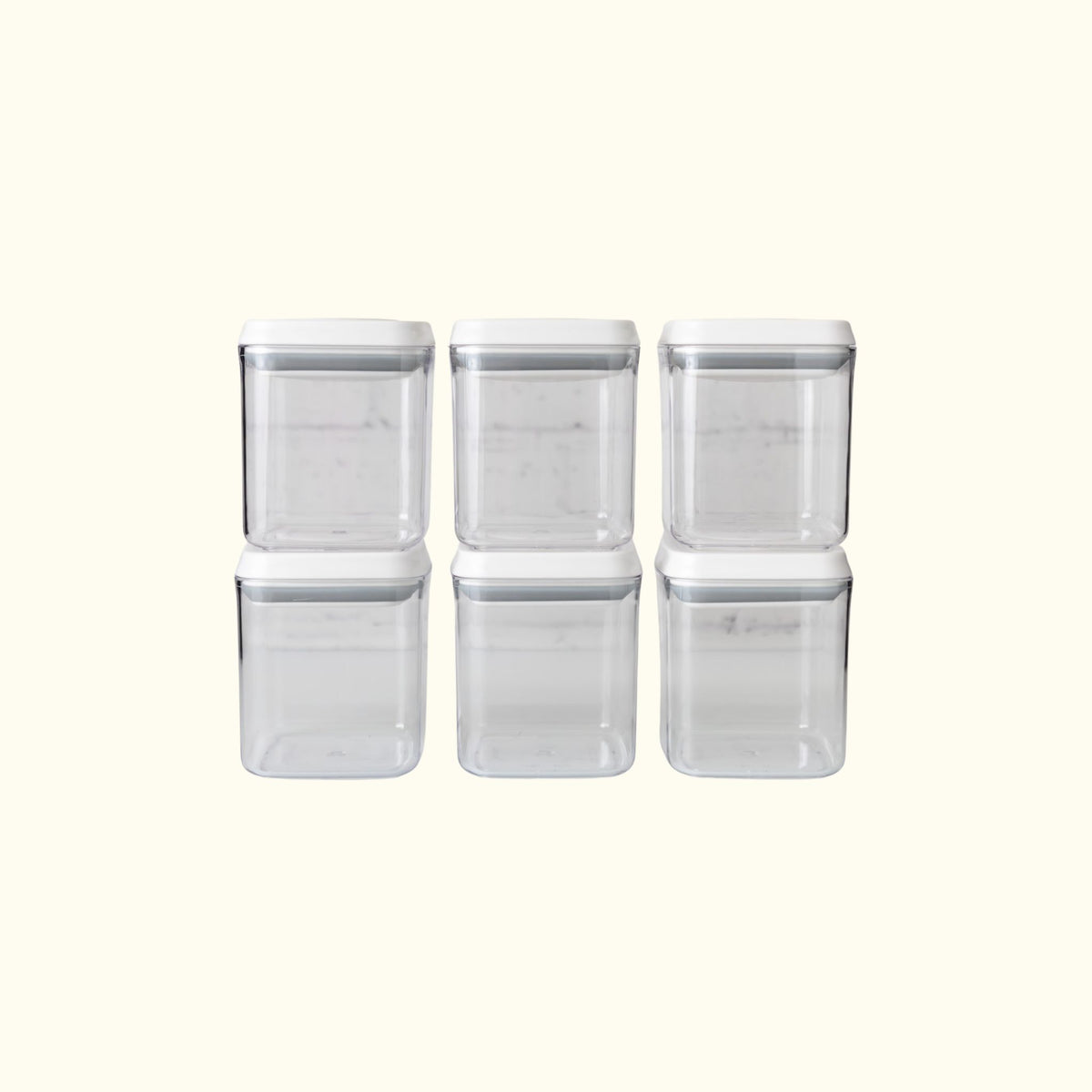 Push Top Pantry Containers | Snacks & Spices | Pack of 6