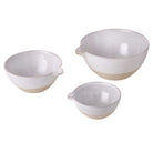 Davis & Waddell Stoneware Mixing Bowls, durable and stylish for all your baking needs.