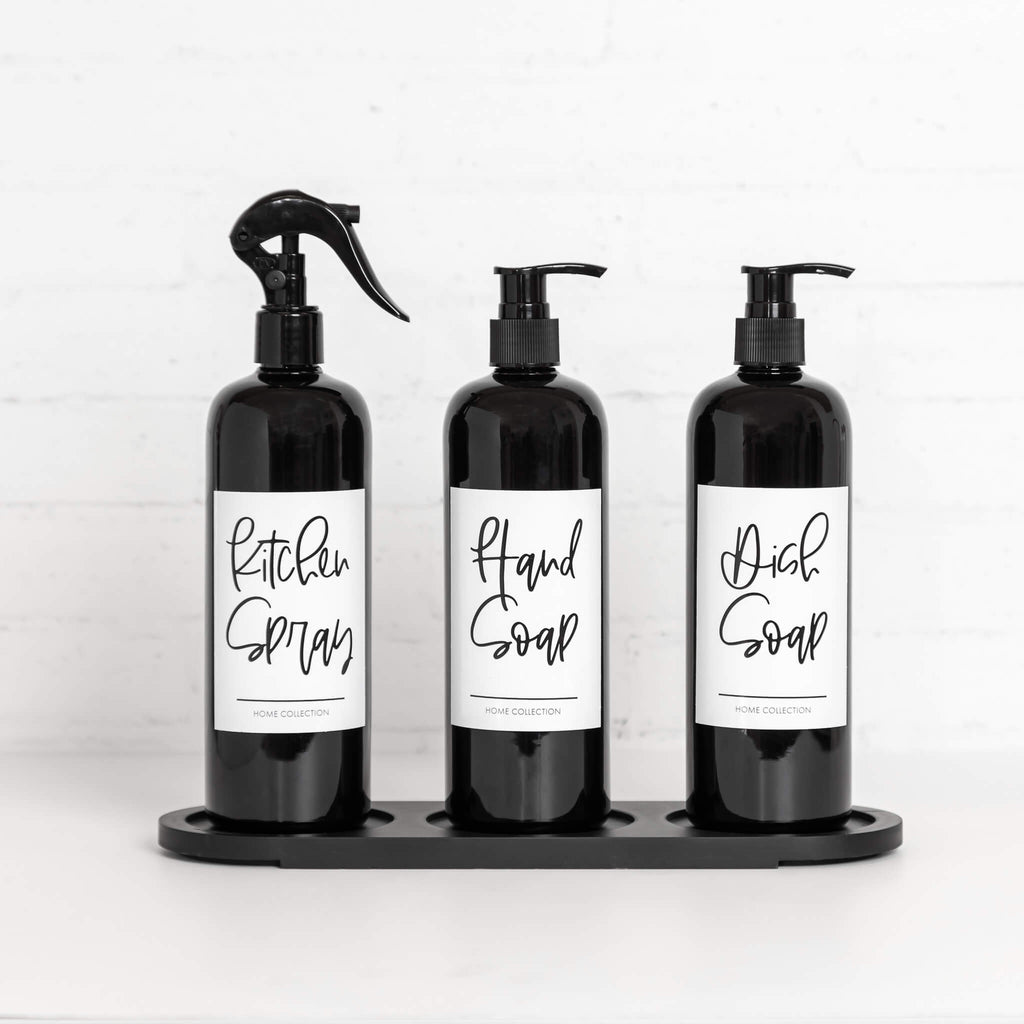 500ml plastic spray bottles for DIY cleaning sprays - Essential oils, disinfectants, and more.