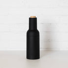 Black Wooden Top Gravity Salt & Pepper Mills – Sophisticated design with smooth, gravity-powered grinding.