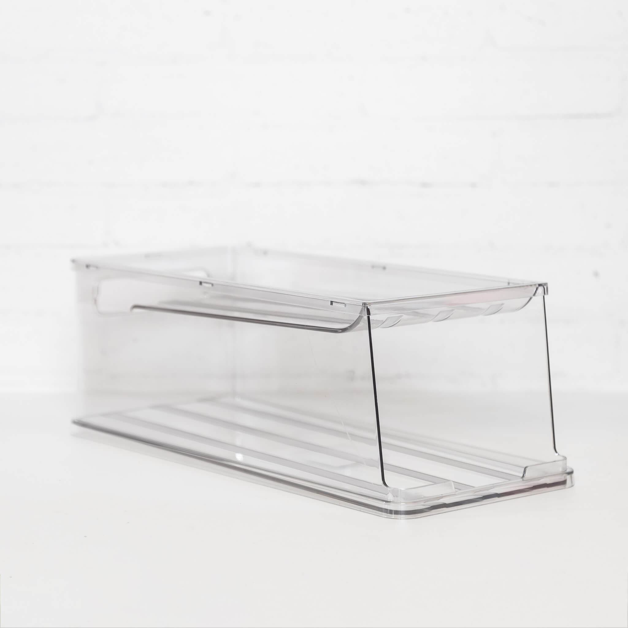 Clear Can Holder with 2 Tiers – Organiser designed for neat and accessible can storage in the kitchen or pantry