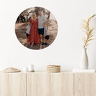 40cm Custom Round Photo Decals for personalising wall art.