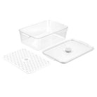 Removable tray for the Crystal Green Saver Fresh Storer, promoting optimal storage for fruits and vegetables.