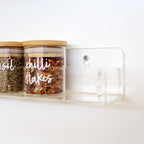 Acrylic Wall Mounted Spice Rack Shelf