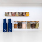 Acrylic Wall Mounted Spice Rack Shelf