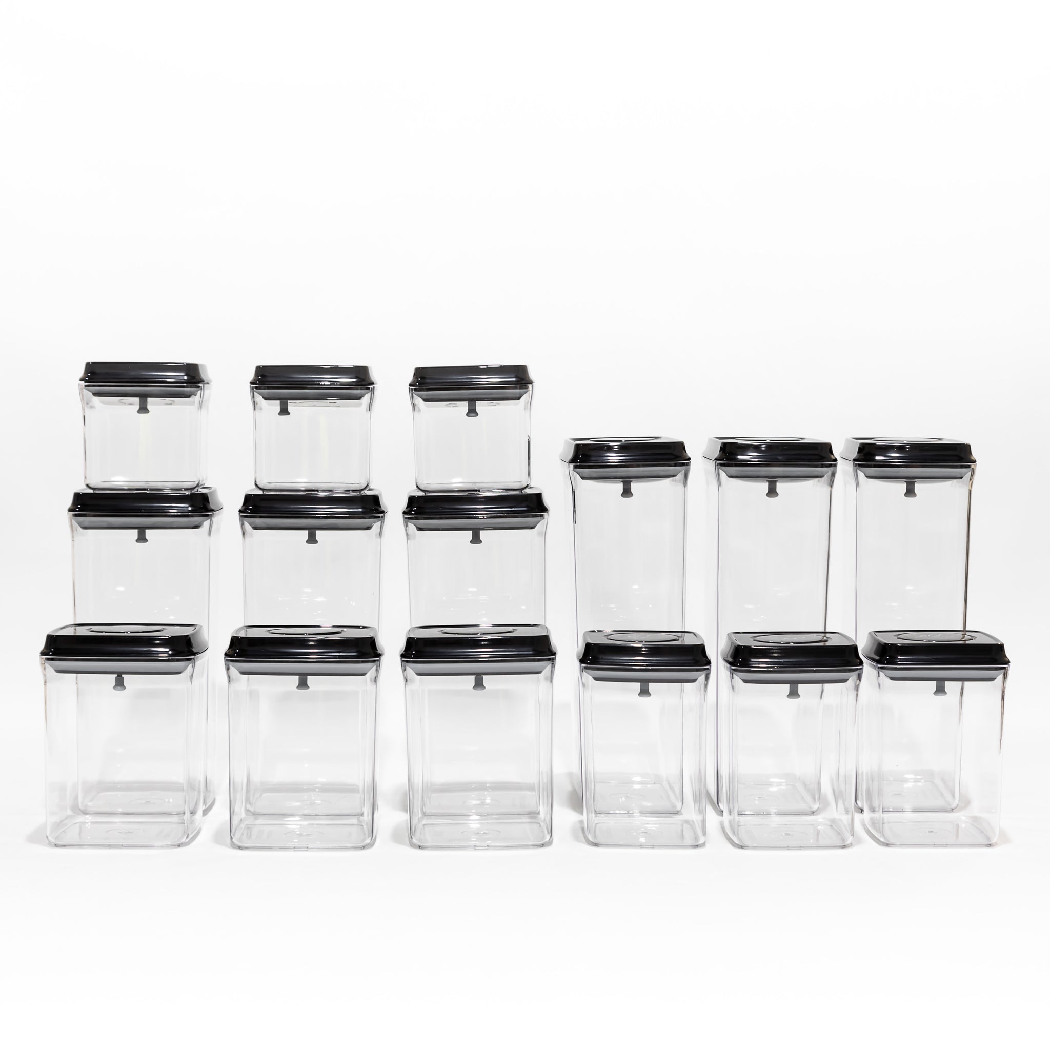 Push Top Pantry Container Set, 15 Pack