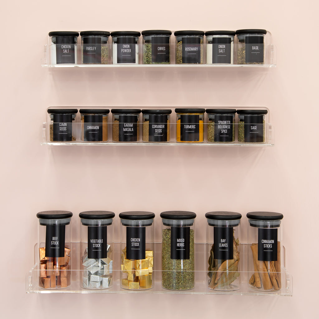 Wall Mounted Spice Shelf | Acrylic