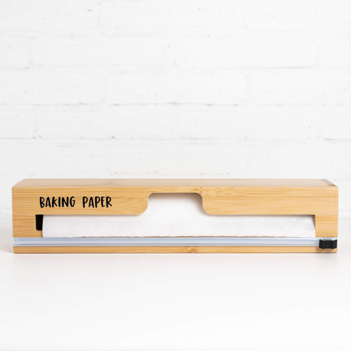 Bamboo Kitchen Drawer Pack featuring wrap dispenser and sandwich bag organiser.