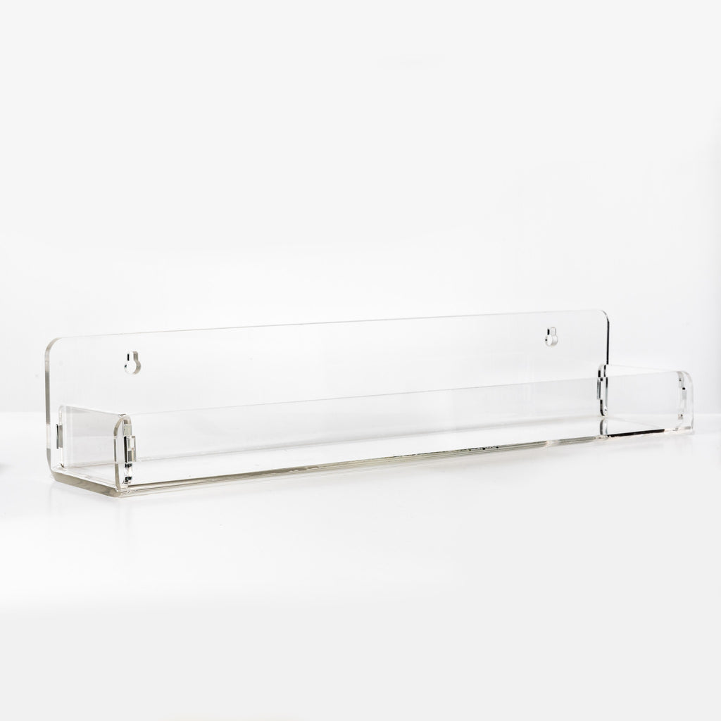 Acrylic Wall Mounted Spice Rack Shelf