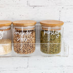 Acrylic Wall Mounted Spice Rack Shelf