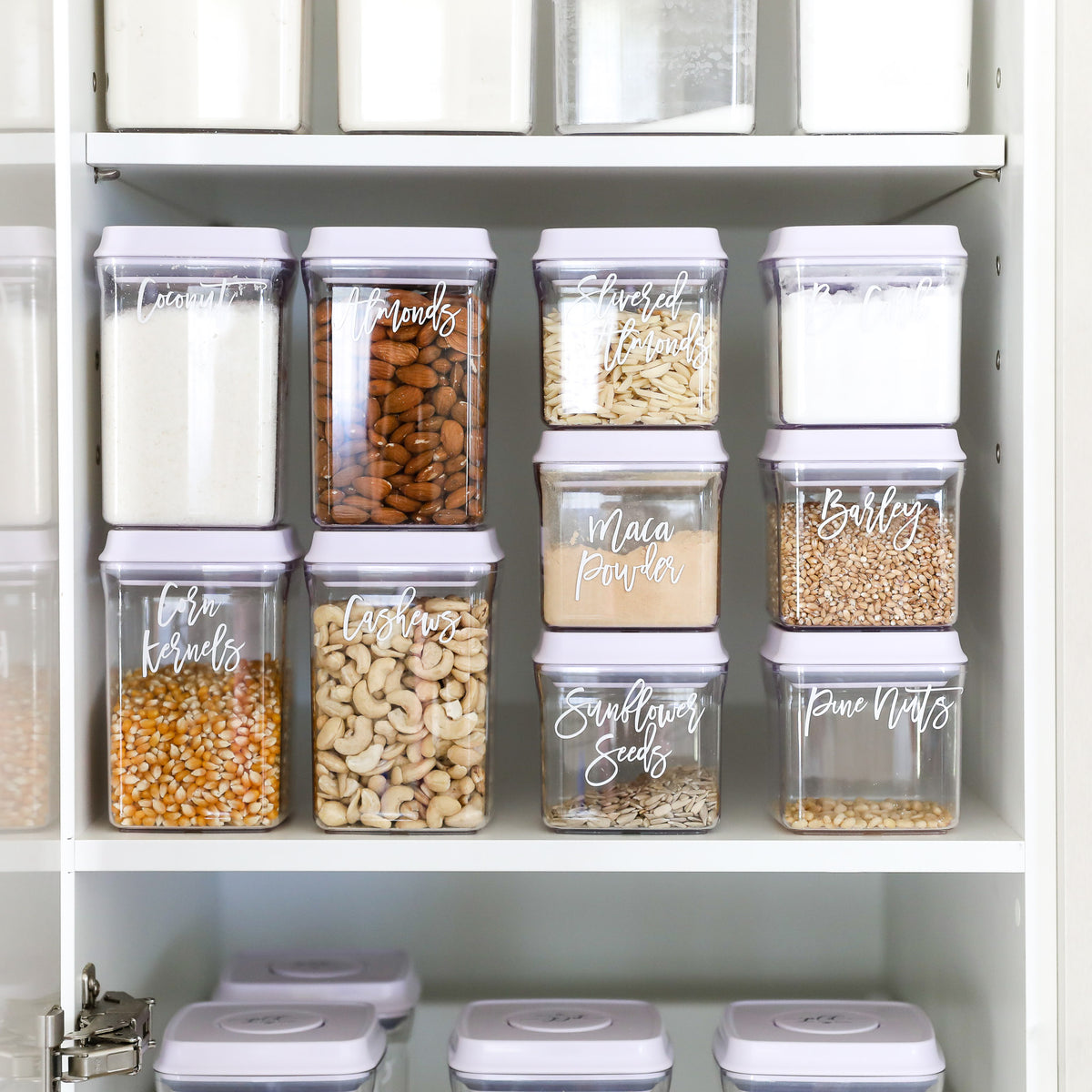Custom Kitchen Pantry Labels