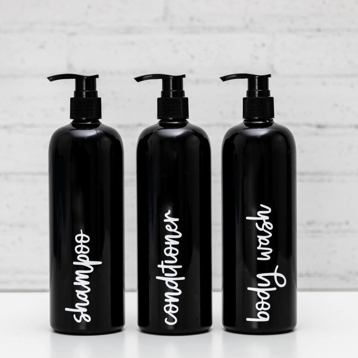 Bathroom Bottle Labels