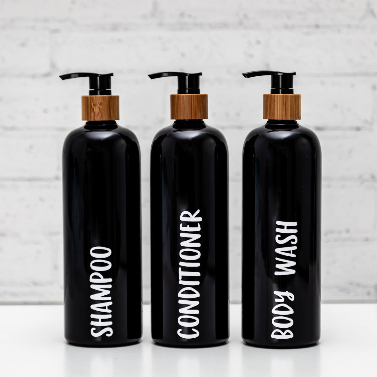 Bathroom Bottle Labels