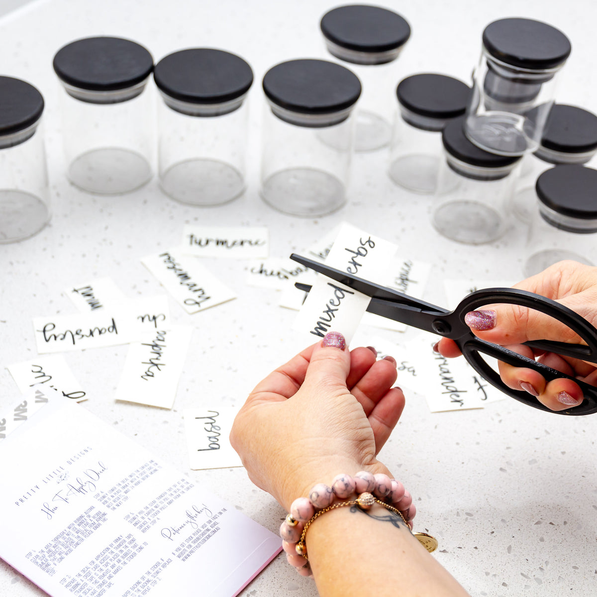 Custom Herb & Spice Jar Labels