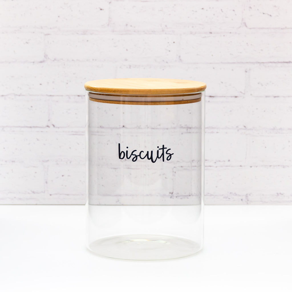 4L Glass Jar with Bamboo and Twine Lid For Your Pantry or Laundry, Laundry  and Kitchen Organisation