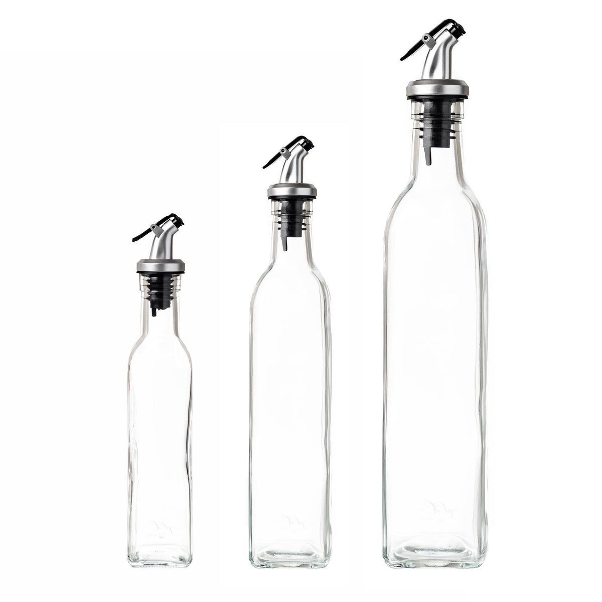 Oil & Vinegar Glass Bottle with Pourer 250ml