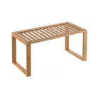 Bamboo 1 Tier Rectangular Shelf