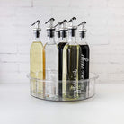 Corner Pantry with Lazy Susan – Rotating organiser for easy access to pantry items in corner spaces.