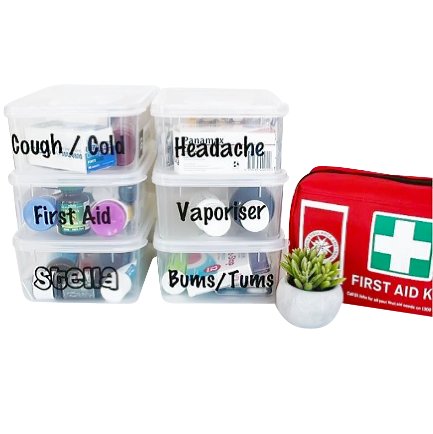 First Aid Labels - Pretty Little Designs