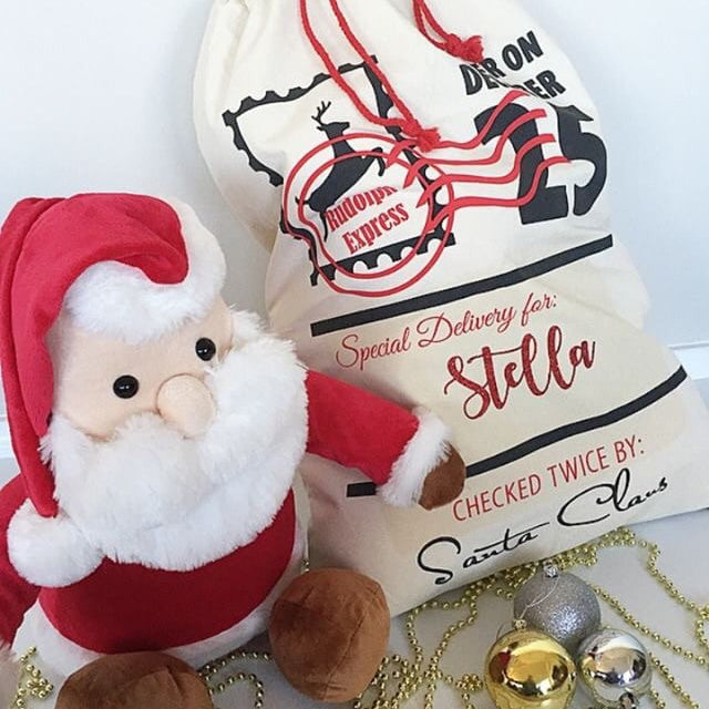 Personalised Santa Sacks - Pretty Little Designs