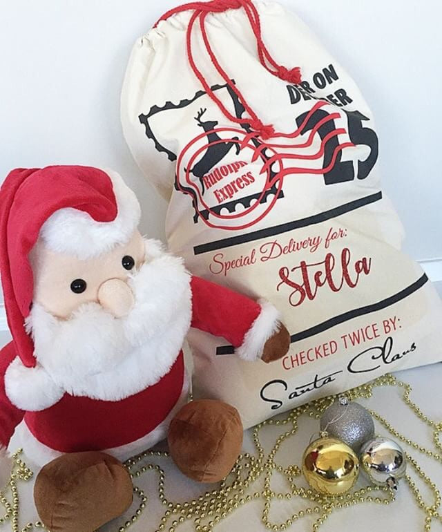 Personalised Santa Sacks - Pretty Little Designs