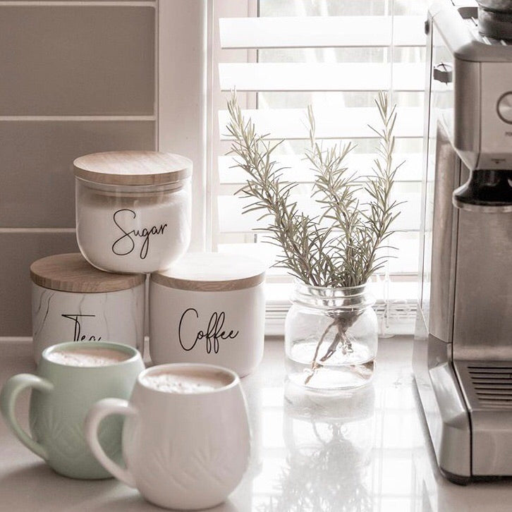 Tulip Tea, Coffee Sugar Labels - Pretty Little Designs